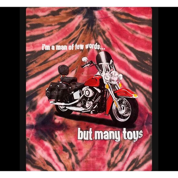 Motorcycle Tie-Dye Tee - Picture 3 of 4